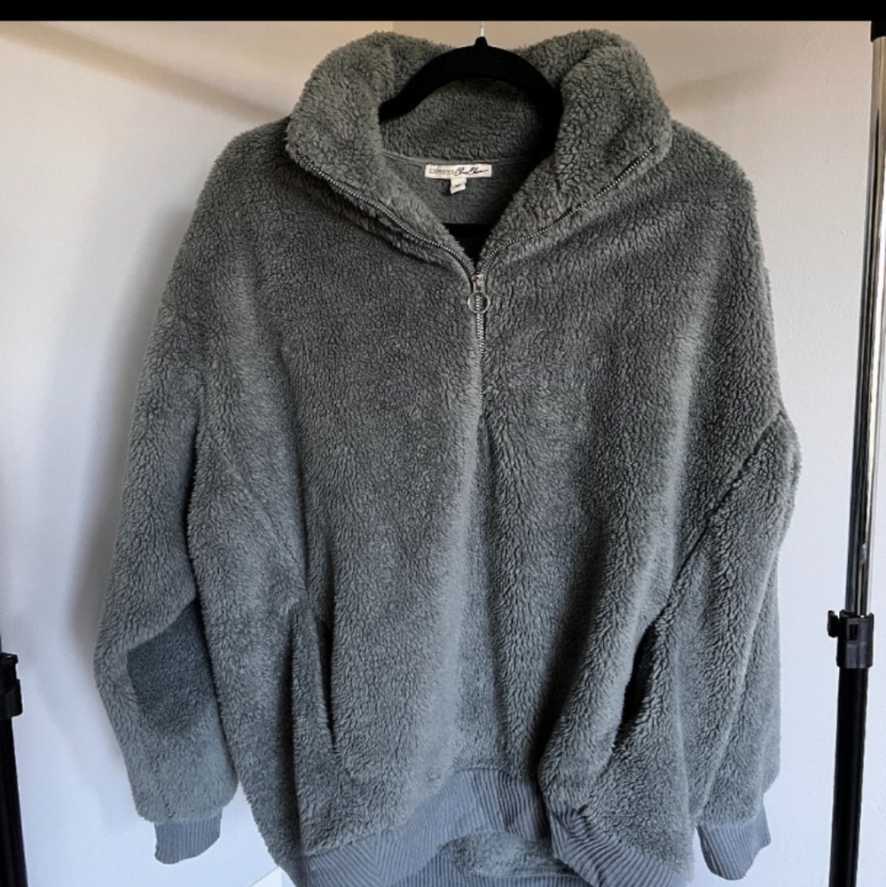 Express One Eleven Sherpa Quarter Zip